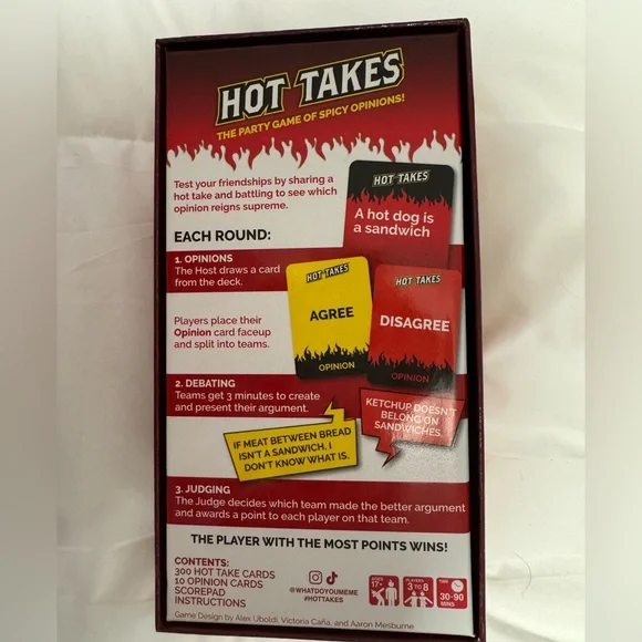 Hot Takes Card Game by What Do You Meme? - Red - Picture 2 of 4